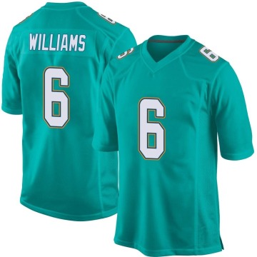 Trill Williams Youth Aqua Game Team Color Jersey