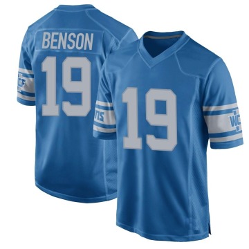 Trinity Benson Men's Blue Game Throwback Vapor Untouchable Jersey