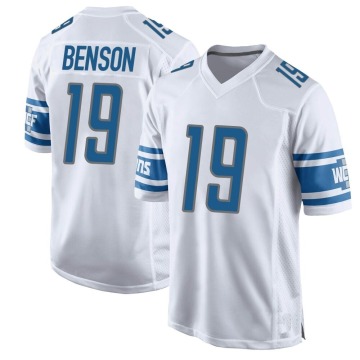 Trinity Benson Youth White Game Jersey