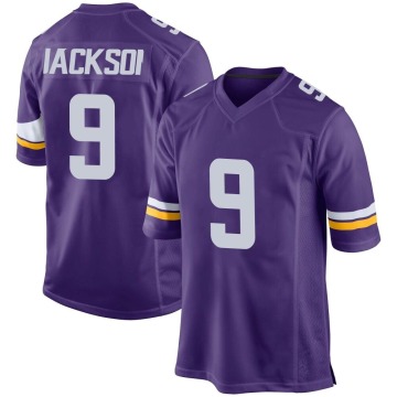 Trishton Jackson Men's Purple Game Team Color Jersey
