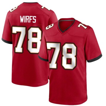 Tristan Wirfs Youth Red Game Team Color Jersey