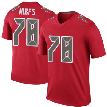 Tristan Wirfs Youth Red Legend Color Rush Jersey