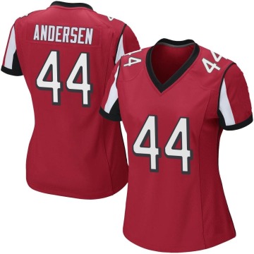 Troy Andersen Women's Red Game Team Color Jersey