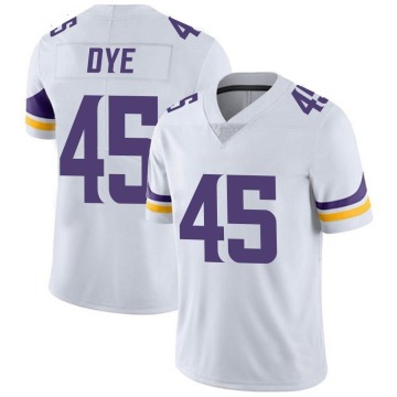Troy Dye Youth White Limited Vapor Untouchable Jersey