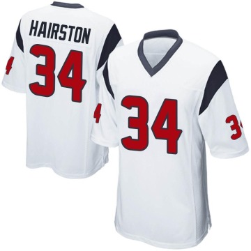 Troy Hairston Men's White Game Jersey