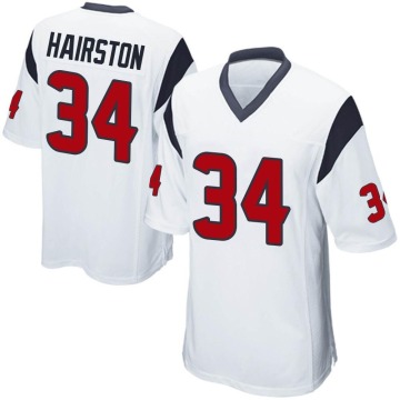 Troy Hairston Youth White Game Jersey