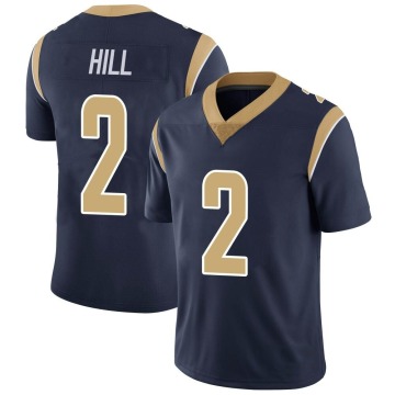 Troy Hill Youth Navy Limited Team Color Vapor Untouchable Jersey