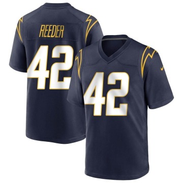 Troy Reeder Youth Navy Game Team Color Jersey