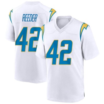 Troy Reeder Youth White Game Jersey