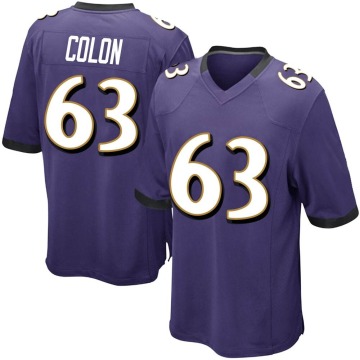 Trystan Colon Youth Purple Game Team Color Jersey