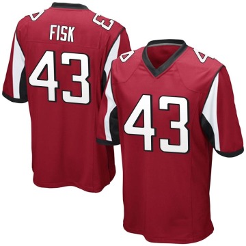Tucker Fisk Youth Red Game Team Color Jersey