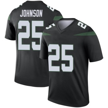 Ty Johnson Youth Black Legend Stealth Color Rush Jersey