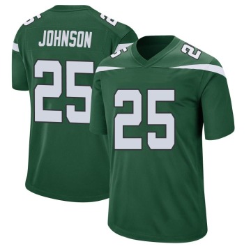 Ty Johnson Youth Green Game Gotham Jersey