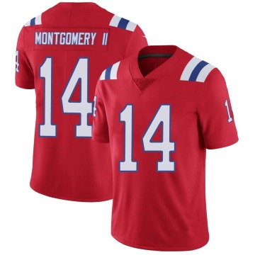 Ty Montgomery Youth Red Limited Vapor Untouchable Alternate Jersey