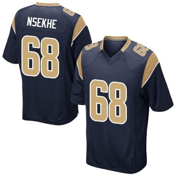 Ty Nsekhe Men's Navy Game Team Color Jersey