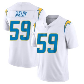 Ty Shelby Men's White Limited Vapor Untouchable Jersey