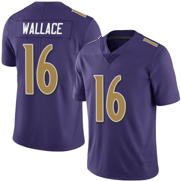 Tylan Wallace Men's Purple Limited Team Color Vapor Untouchable Jersey