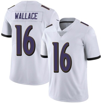Tylan Wallace Men's White Limited Vapor Untouchable Jersey
