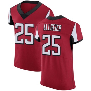 Tyler Allgeier Men's Red Elite Team Color Jersey