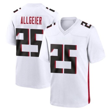 Tyler Allgeier Men's White Game Jersey