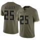 Tyler Allgeier Youth Olive Limited 2022 Salute To Service Jersey