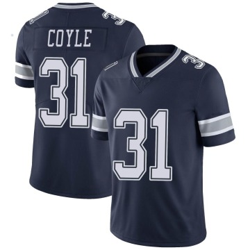 Tyler Coyle Youth Navy Limited Team Color Vapor Untouchable Jersey