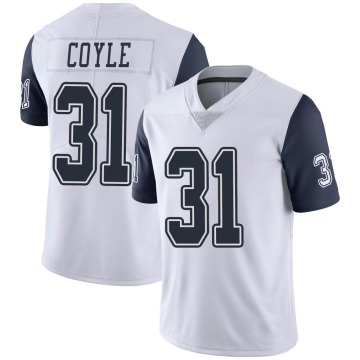 Tyler Coyle Youth White Limited Color Rush Vapor Untouchable Jersey