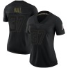 Tyler Hall Women's Black Limited 2020 Salute To Service Jersey