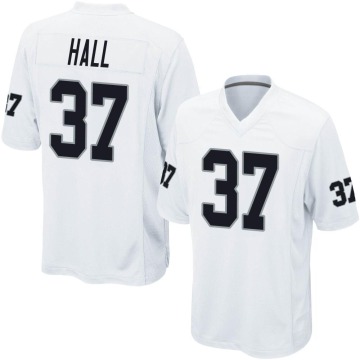 Tyler Hall Youth White Game Jersey