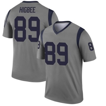 Tyler Higbee Youth Gray Legend Inverted Jersey