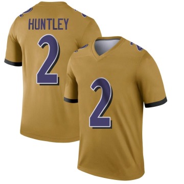 Tyler Huntley Men's Gold Legend Inverted Jersey