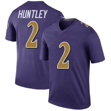 Tyler Huntley Men's Purple Legend Color Rush Jersey