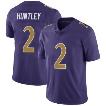 Tyler Huntley Men's Purple Limited Color Rush Vapor Untouchable Jersey