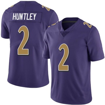 Tyler Huntley Men's Purple Limited Team Color Vapor Untouchable Jersey