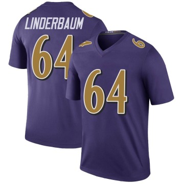 Tyler Linderbaum Youth Purple Legend Color Rush Jersey