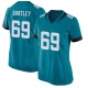 Tyler Shatley Women's Teal Game Team Color Jersey