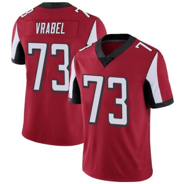 Tyler Vrabel Men's Red Limited Team Color Vapor Untouchable Jersey
