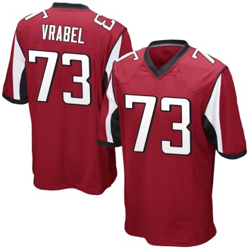 Tyler Vrabel Youth Red Game Team Color Jersey