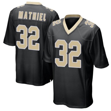 Tyrann Mathieu Youth Black Game Team Color Jersey