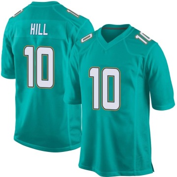 Tyreek Hill Youth Aqua Game Team Color Jersey