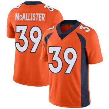 Tyreik McAllister Men's Orange Limited Team Color Vapor Untouchable Jersey