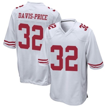Tyrion Davis-Price Youth White Game Jersey