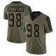 Tyrone Crawford Men's Olive Limited 2021 Salute To Service Jersey
