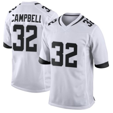 Tyson Campbell Men's White Game Jersey