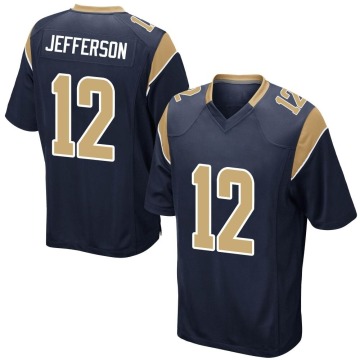 Van Jefferson Youth Navy Game Team Color Jersey