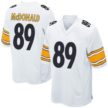 Vance McDonald Youth White Game Jersey