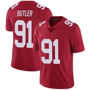 Vernon Butler Youth Red Limited Alternate Vapor Untouchable Jersey