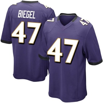 Vince Biegel Men's Purple Game Team Color Jersey