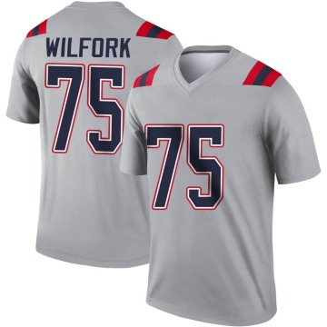 Vince Wilfork Youth Gray Legend Inverted Jersey