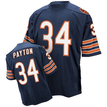 Walter Payton Men's Blue Authentic Team Color Throwback Jersey